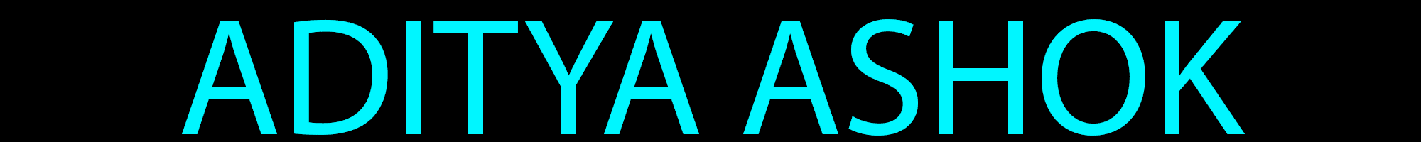 A text picture of my name